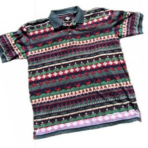 McIlhenney Co. Tabasco Sportswear Crab‎ and Pepper Sauce Polo - Size L